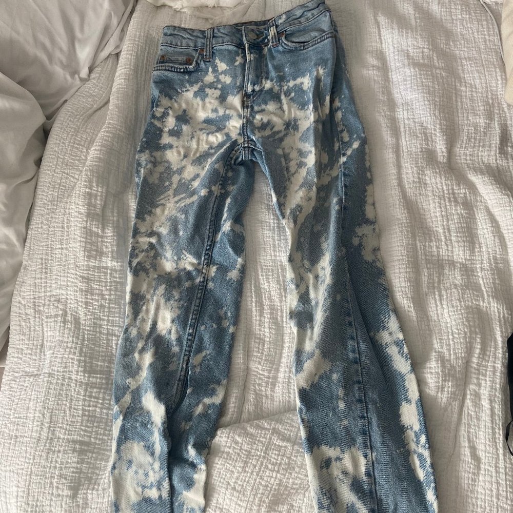 Bershka Splatter Jeans